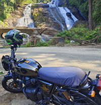 Mirror Black Royal Enfield Interceptor 650 120th Year Anniversary Edition