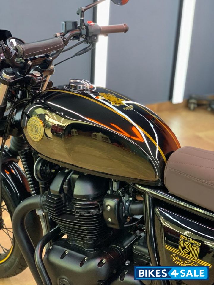 Mirror Black Royal Enfield Interceptor 650 120th Year Anniversary Edition