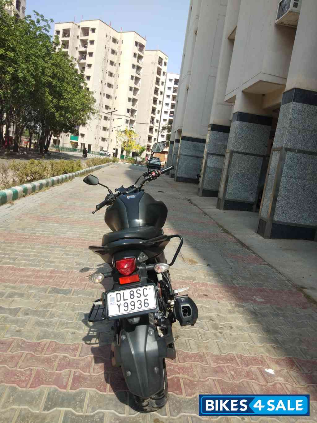 Matt Black Yamaha FZ-S FI V3 BS6