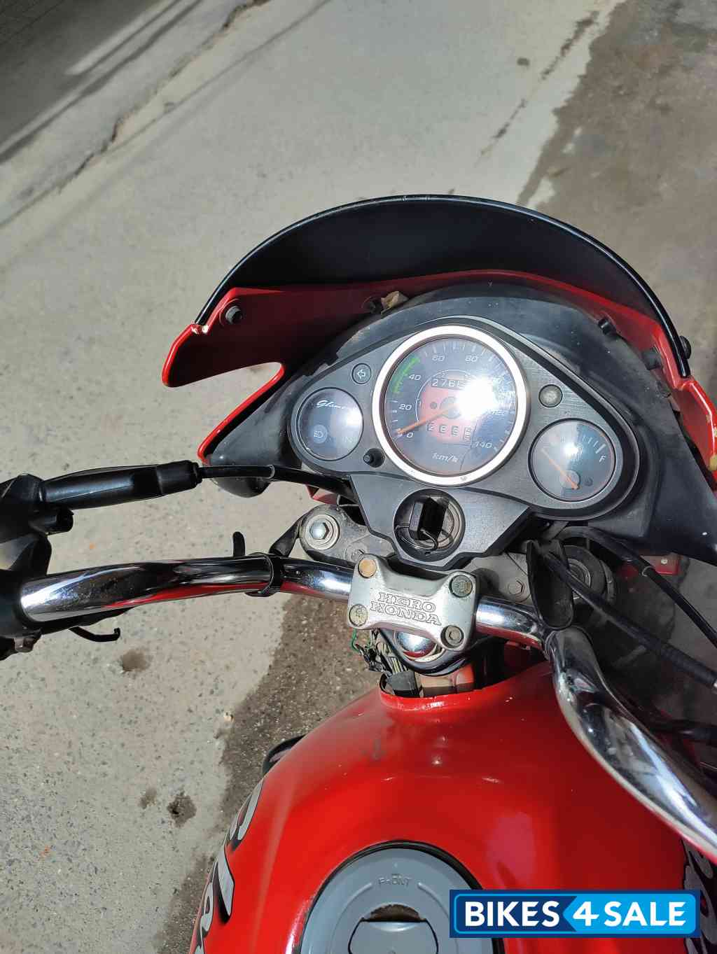 Red Hero Glamour 125 Drum