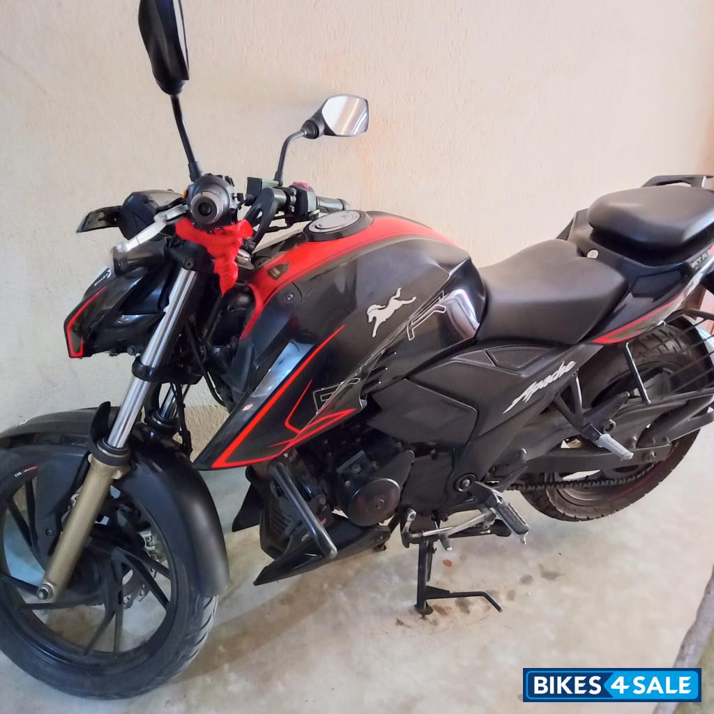 Red And Black TVS Apache RTR 200 4V ABS Race Edition 2.0