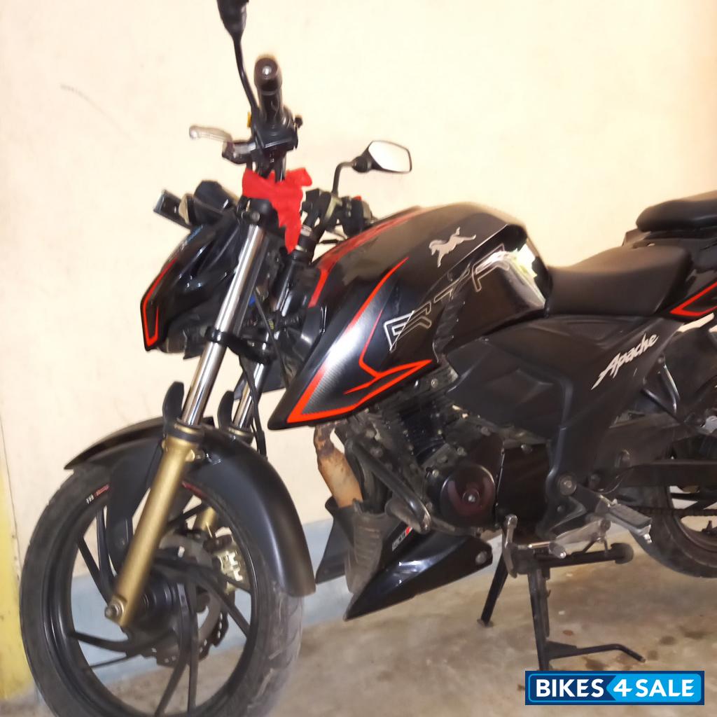 Red And Black TVS Apache RTR 200 4V ABS Race Edition 2.0