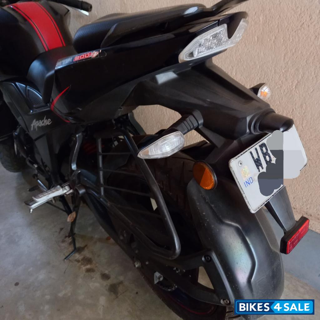 Red And Black TVS Apache RTR 200 4V ABS Race Edition 2.0