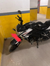 Black And White Bajaj Pulsar NS200