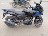 Black And Blue Bajaj Pulsar 220F