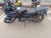 Black And Blue Bajaj Pulsar 220F
