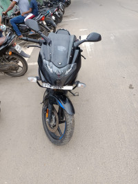 Black And Blue Bajaj Pulsar 220F