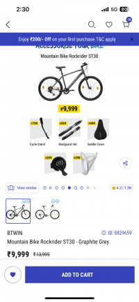 Dark Green Bicycle Decathlon