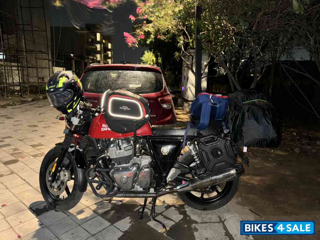 Red Royal Enfield Continental GT 650 Twin