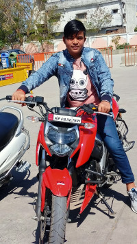 Red TVS Apache RTR 160 4V BS6