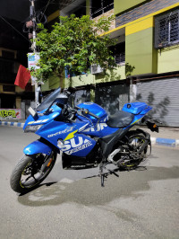 Blue Suzuki Gixxer SF Moto GP