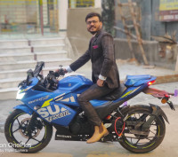 Blue Suzuki Gixxer SF Moto GP