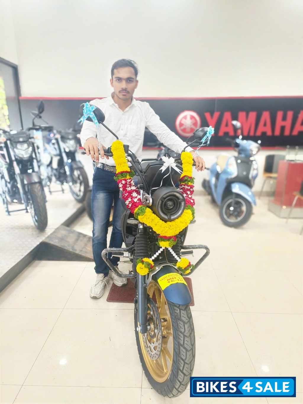 Matte Blue Yamaha FZ-X