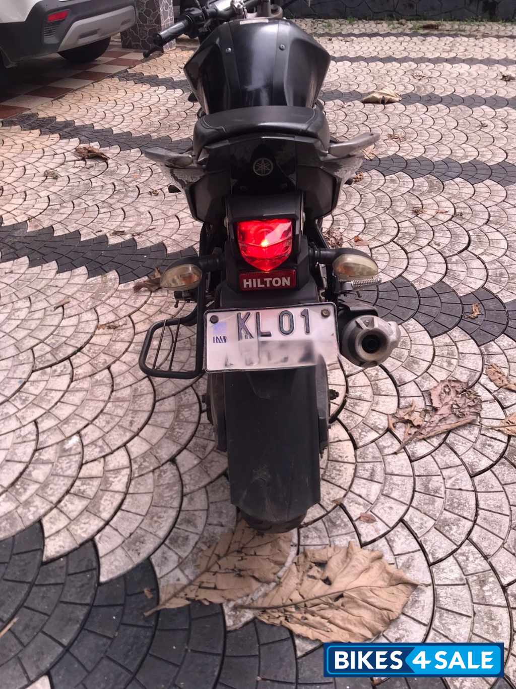 Black Yamaha FZ-S FI V2