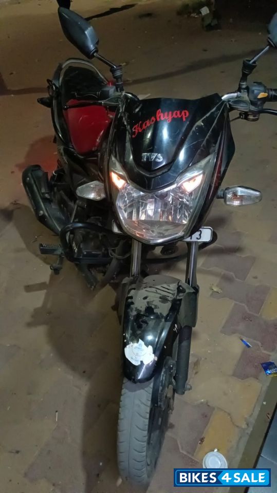 Black Red TVS Victor GLX