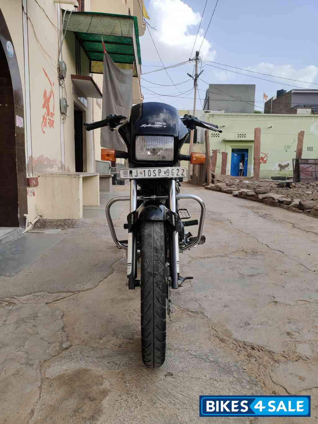 Black And Asscent Hero Splendor Plus Black and Accent