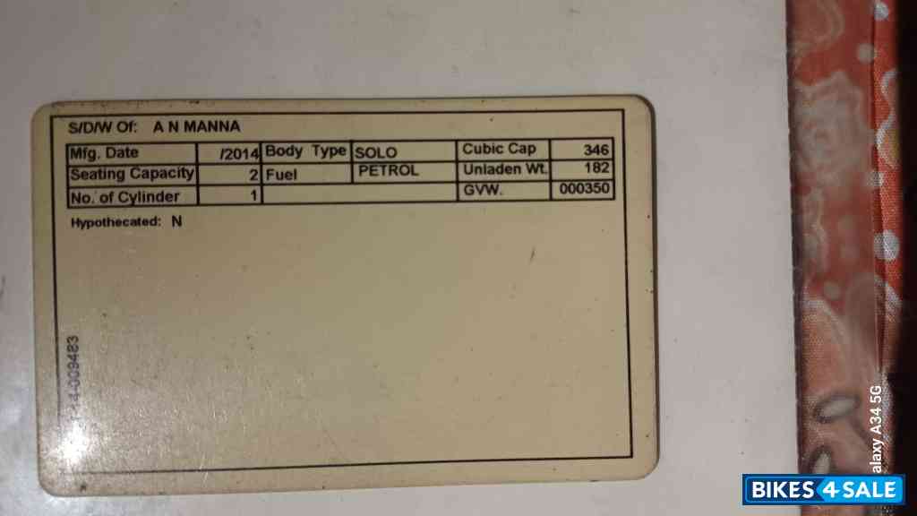 Twilight Royal Enfield Thunderbird 350