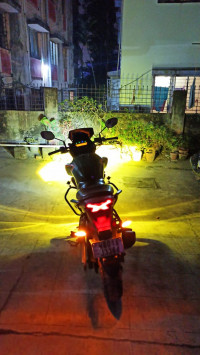 Orange-gray Honda CB Hornet 160R