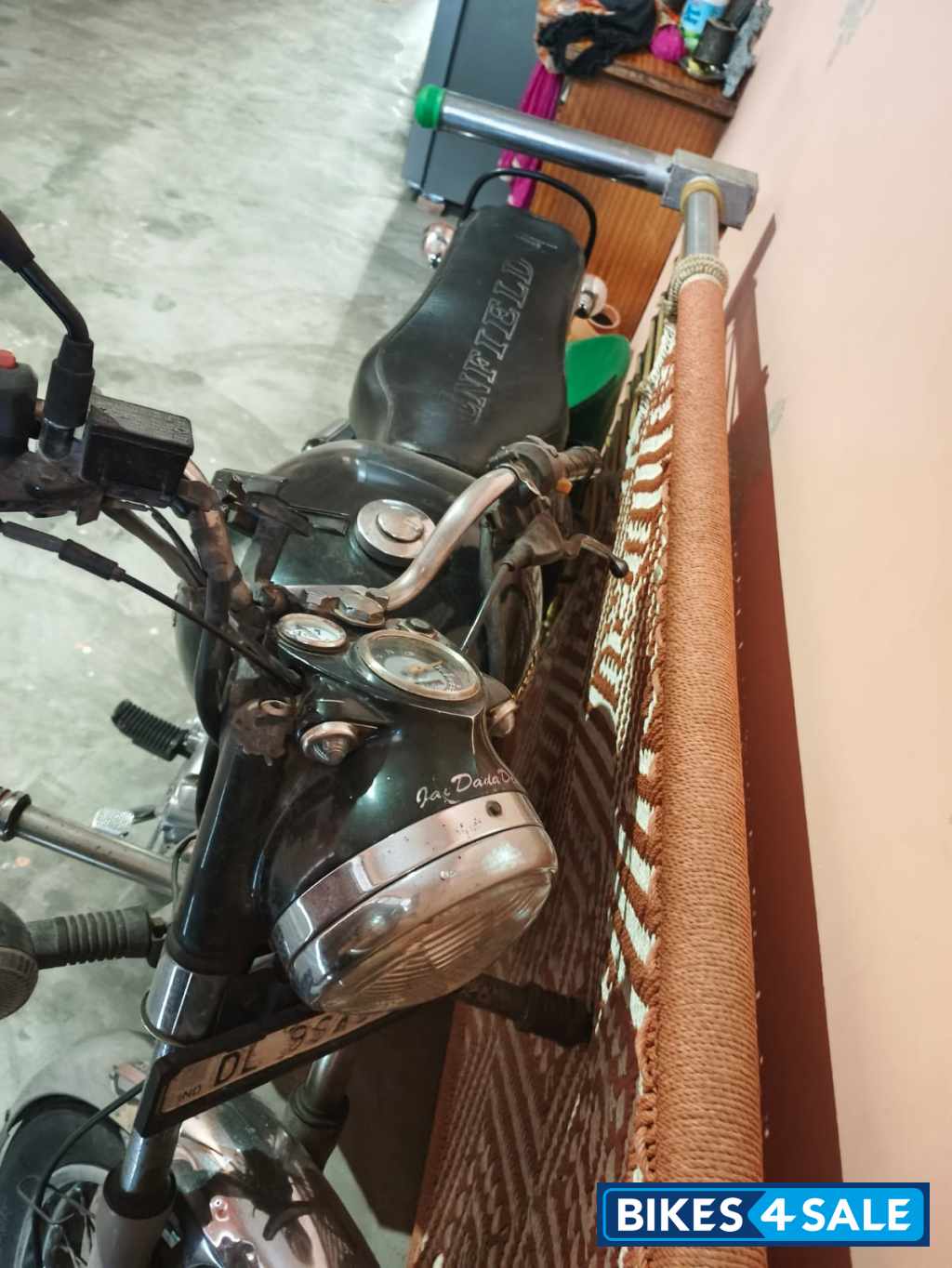 Black Royal Enfield Bullet Electra