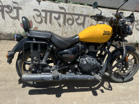 Yellow Royal Enfield Meteor 350 Fireball