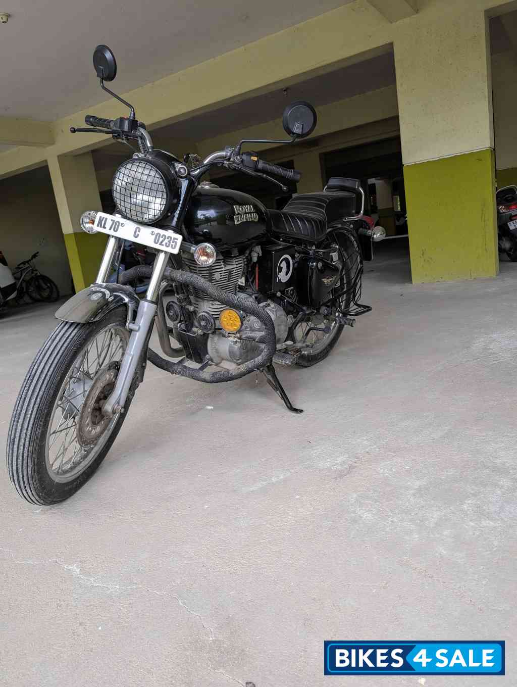 Black Royal Enfield Bullet Electra