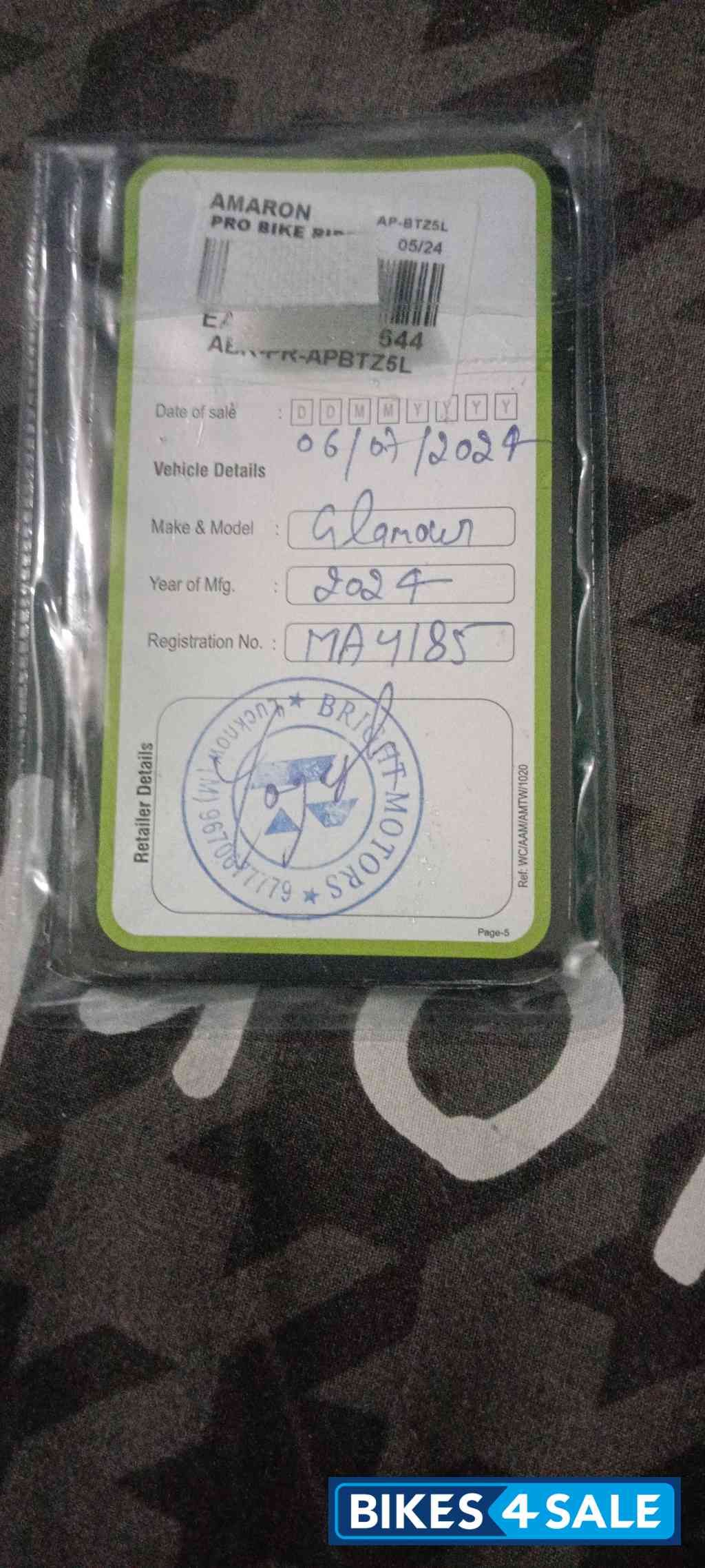 Blue&black Hero Glamour BS6