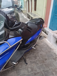 Blue Suzuki Burgman Street BS6