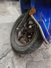 Blue Suzuki Burgman Street BS6