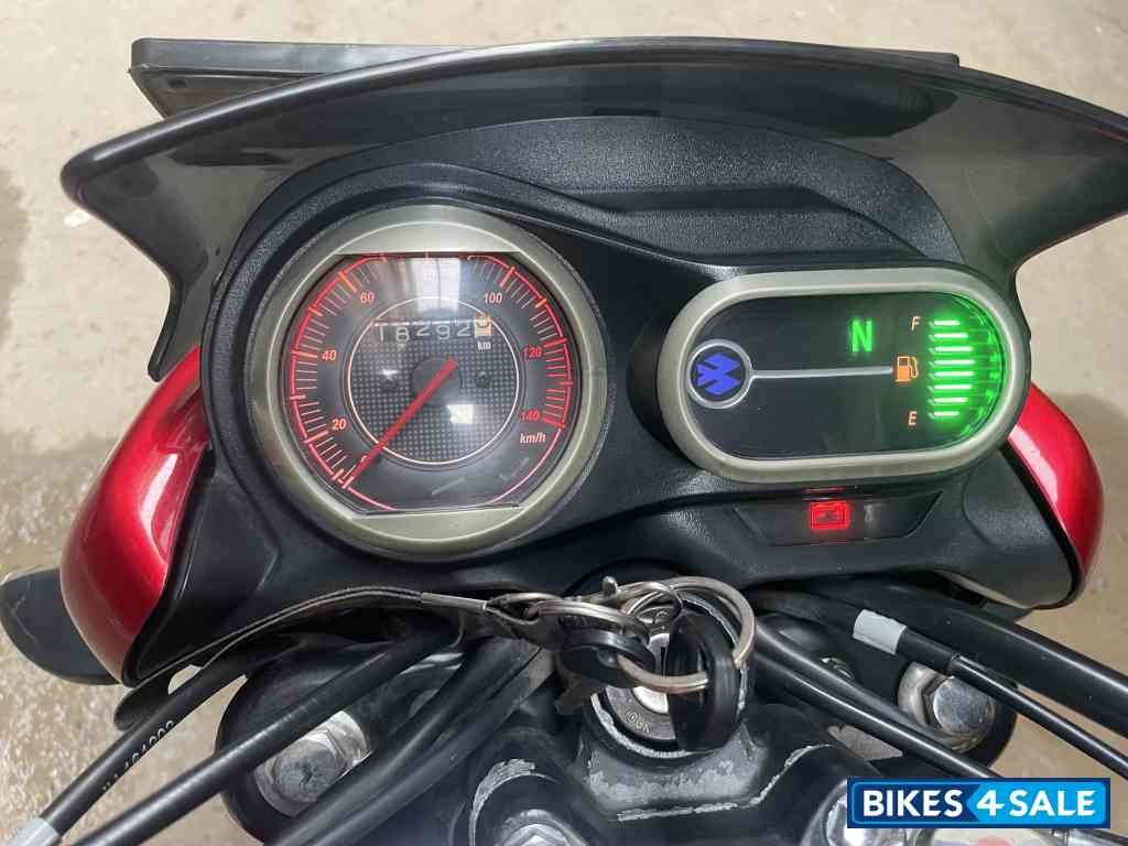 Red Black Bajaj V15