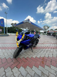 Blue Yamaha YZF R15 V3 BS6