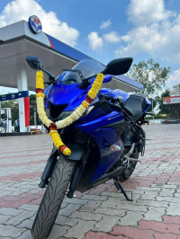 Blue Yamaha YZF R15 V3 BS6