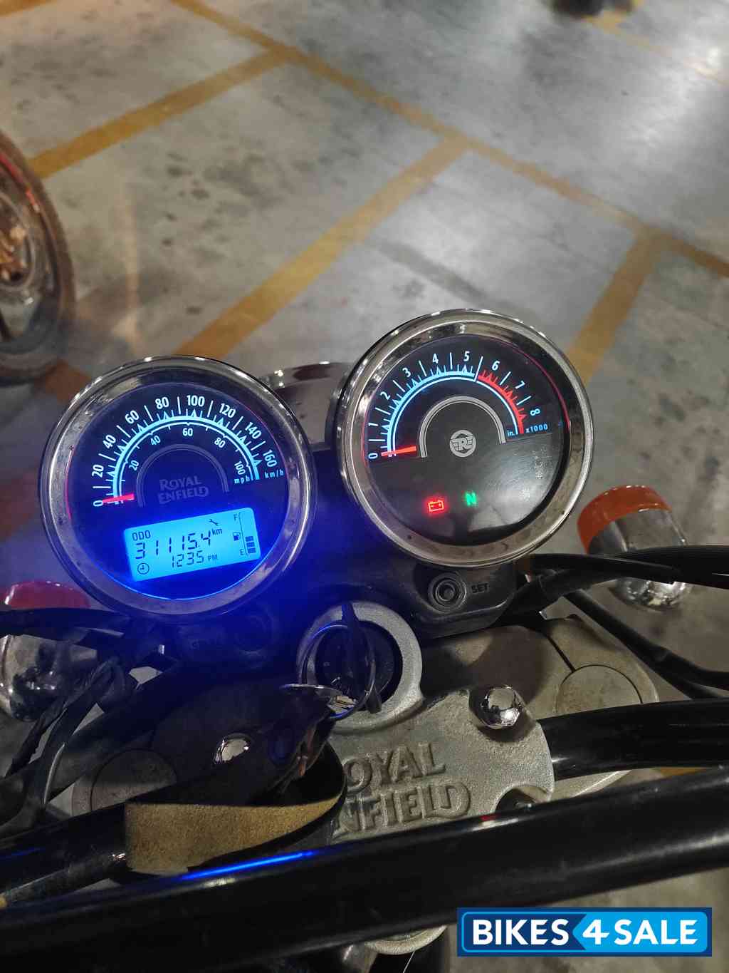 Marine Blue Royal Enfield Thunderbird 350