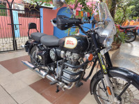 Pure Black Royal Enfield Classic 350 Single Channel BS6