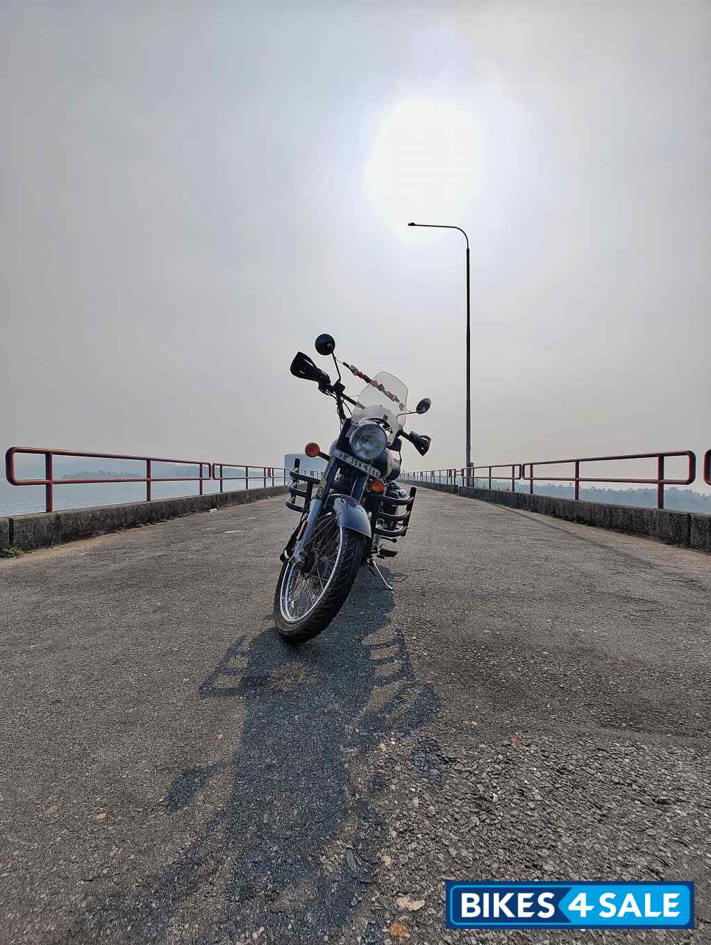 Pure Black Royal Enfield Classic 350 Single Channel BS6