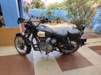 Pure Black Royal Enfield Classic 350 Single Channel BS6