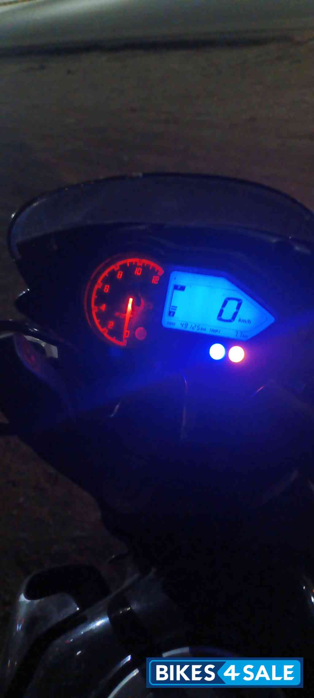 Black & Blue Bajaj Pulsar 150 Twin Disc BS6