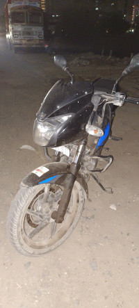 Black & Blue Bajaj Pulsar 150 Twin Disc BS6