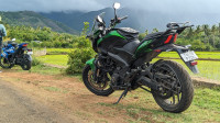 Green Bajaj Dominar 400 ABS BS6
