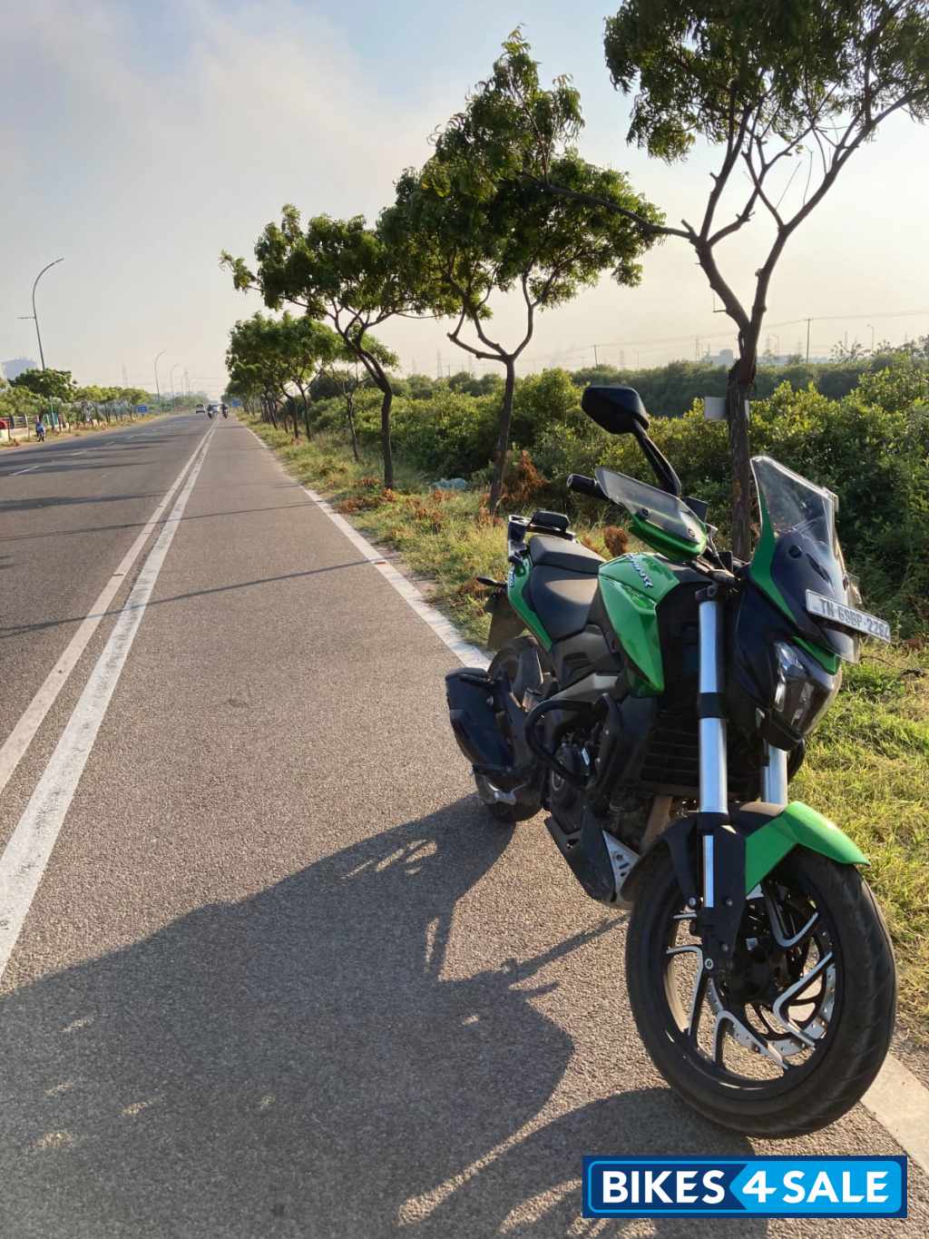 Green Bajaj Dominar 400 ABS BS6