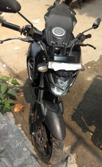 Black Yamaha FZ-S FI V3