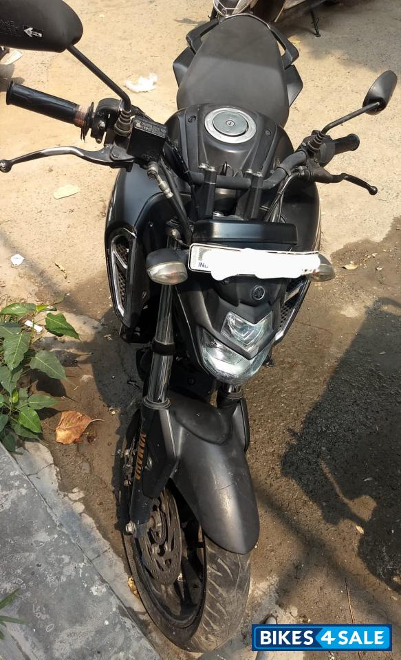 Black Yamaha FZ-S FI V3