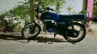 Blue & Black Yamaha RX 100