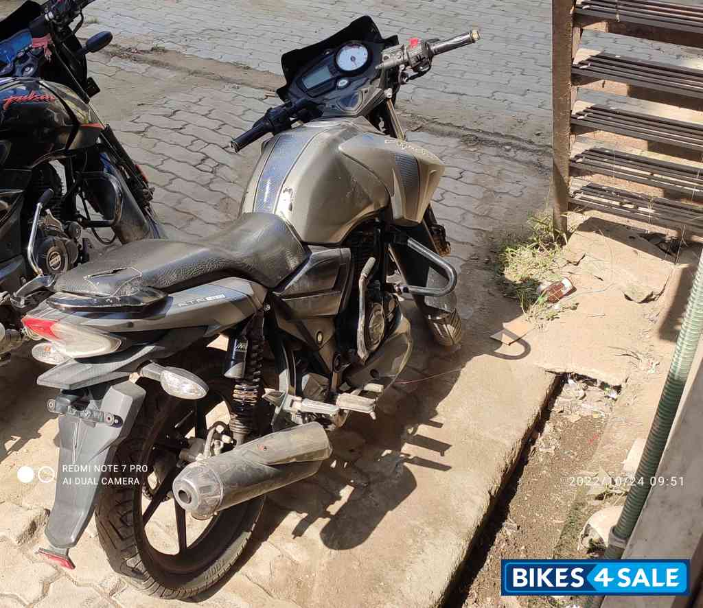 Grey TVS Apache RTR 160