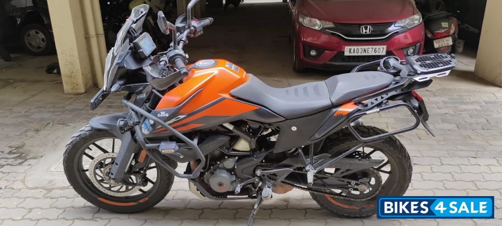 Orange KTM 390 Adventure