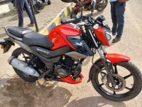 Red TVS Raider 125