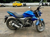 Blue Suzuki Gixxer 150