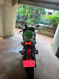 Green-black Kawasaki Ninja 650R