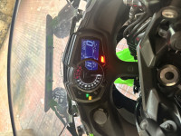 Green-black Kawasaki Ninja 650R