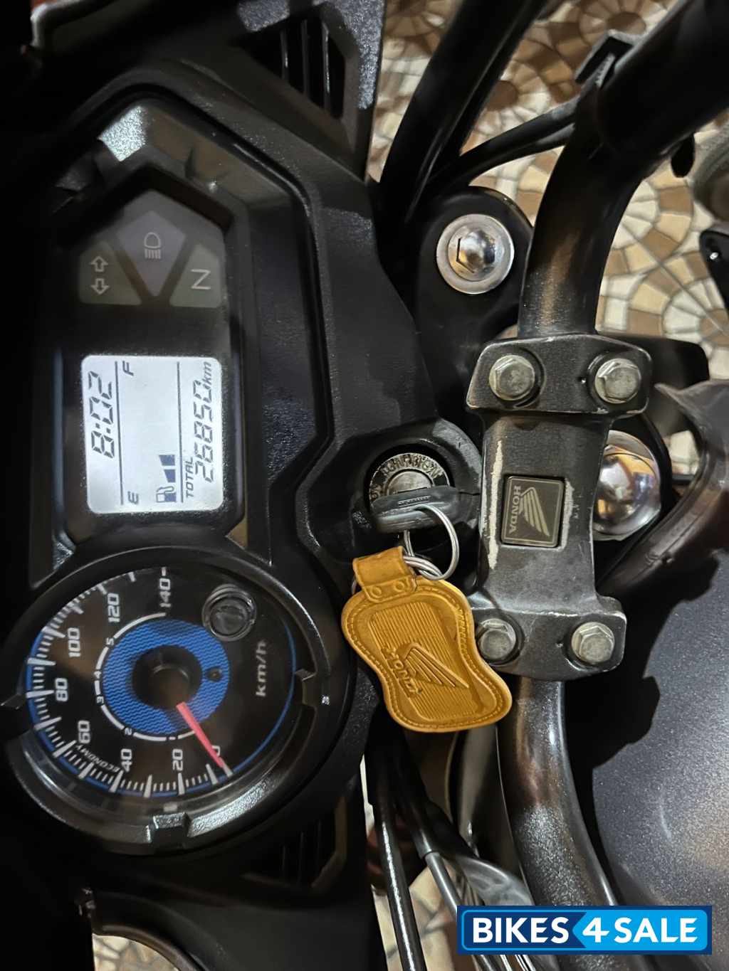 Grey Honda CB Shine SP