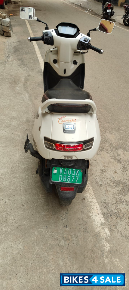 White TVS iQube Electric